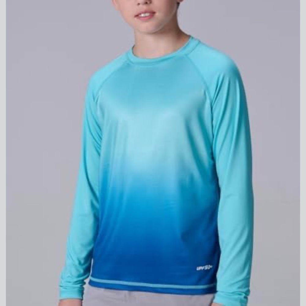 NWT Liberty Pro 3 Pack Boys' UPF 50+ Rash Guard Long Sleeve Swim Shirts YL W88 - Picture 6 of 8